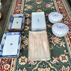 和食器まとめ売り 角皿 2枚×6セット 12枚セット たち吉 有田 九谷 銘々