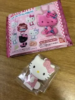 ハローキティ ミラーコレクション付きグミ ダイカットミラー ピンク