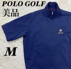 POLO GOLF ポロゴルフ　ラルフローレン　ナイロン　ハーフジップ　ネイビー