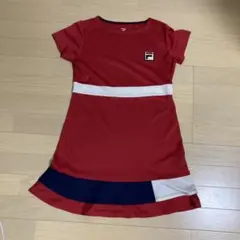 FILA テニスワンピース　レッド/ホワイト/ネイビー