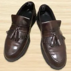 FRED PERRY×GEORGE COX 茶色 ローファー UK5 EU38のサムネイル