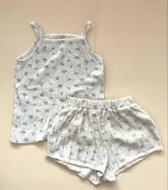 韓国子供服 atomême 花柄 セットアップ キャミソール ショートパンツ