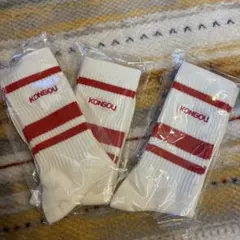 KONGOU ストライプソックス 3足セット