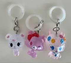 めじるしアクセサリー ジュエルペット3個セット ガーネット、ラブラ、エンジェラ