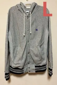Champion REVERSE WEAVE フード付きパーカー　グレーのサムネイル