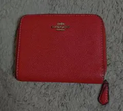 COACH レッド 二つ折り財布