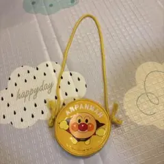 アンパンマン 円形ポーチ イエロー