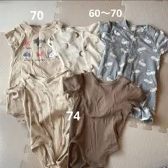 H&M ベビー ロンパース カバーオール 5点セット 60-74cm
