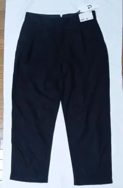 ユニクロ　ジルサンダー タグ付き新品 黒 ウールブレンドタックパンツ