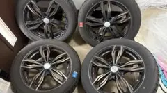 【9部山】【引き取り限定】県内配送無料17インチタイヤホイールセット