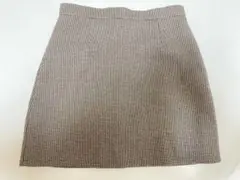 チェック柄ミニスカート