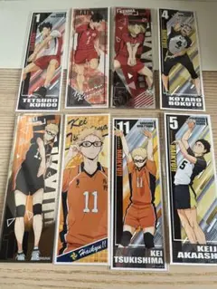 ア*ミ様 ハイキュー!! ロングステッカー 黒尾・孤爪・月島・木兎・赤葦