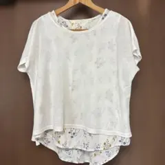 瑠*璃様 Ray Cassin 花柄インナー付きチュニックのサムネイル