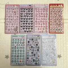 国内正規品 】 サンリオ ボンボンドロップシール mini ７個　まとめ売り