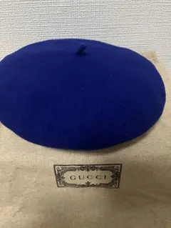 GUCCI gg刺繍　ベレー帽　レザーパイピング　インターロッキングチャーム S GUCCI gg刺繍 ベレー帽 レザーパイピング インターロッキング