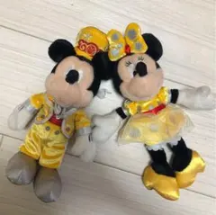 ディズニー ミニー ぬいぐるみバッジ