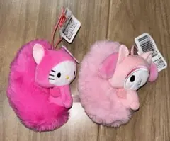 サンリオキャラクターズ 平成ふわふわ尻尾マスコットセット