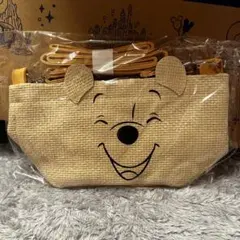 くまのプーさん　プレミアム編みバスケット風ショルダー