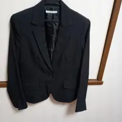 ウォッシャブル濃紺テーラードジャケット M