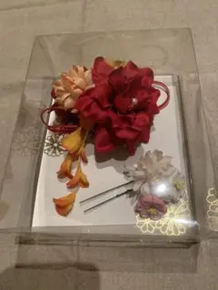 卒業式花飾りとヘアピンセット