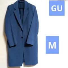 GU　チェスターコート　ブルー　Mサイズ