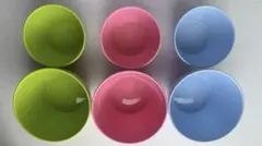 ライス　rice ボウル　メラミン食器　ブルー　ピンク　グリーンのサムネイル