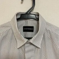 EMPORIO ARMANI ストライプ長袖ワイシャツ