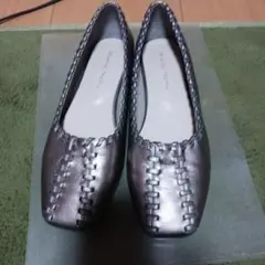 値下げ　Oriental Traffic シルバー フラットシューズ