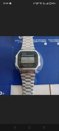 CASIO デジタル腕時計 ステンレス