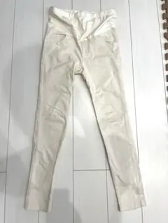 Milktea マタニティパンツ デニム　アイボリー　白