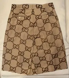 GUCCI GGパターン ショートパンツ 新品未使用タグ付 GUCCI - GUCCI グッチ ショートパンツ 44(S位) 水色(ストライプ