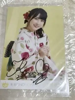 天野香乃愛　イコノイジョイ　2023 浴衣　直筆
