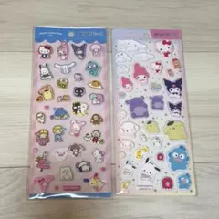 サンリオキャラクターズ　ぷっくりシール 2枚 正規品
