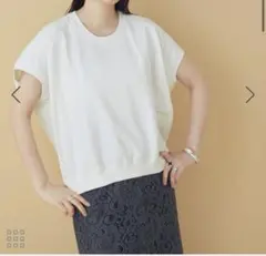 ADAM ET ROPÉ アダムエロペ トップス ホワイト Tシャツ