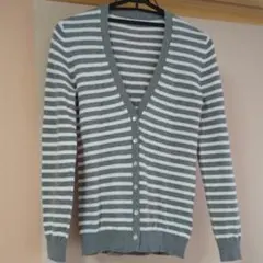 【送料込み】UNIQLOユニクロボーダーカーディガン