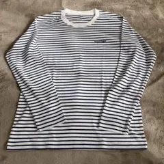 モンベル　長袖ボーダーTシャツ M