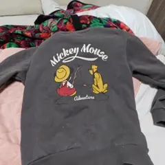 ディズニー　ミッキー　裏起毛