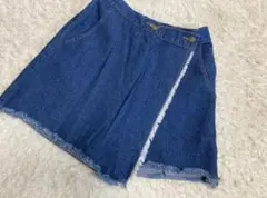 デニムスカート　ショートパンツ