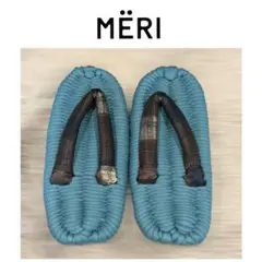 未使用 MERI メリ 布ぞうり スリッパ ルームシューズ グレー Lサイズ 