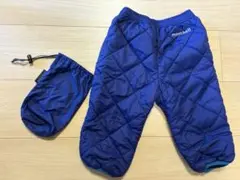【美品】mont-bell 80サーマラップパンツ ベビー リバーシブル