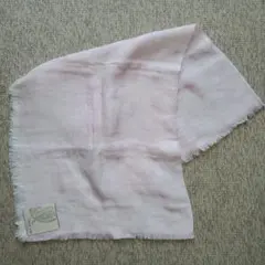 【未使用】インド綿　大判ガーゼ　ストール 80㎝ × 80㎝　ピンク　インド製