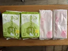 マタニティ　FRUITS お産用パッド Mサイズ 10枚入り + 母乳パッド2袋