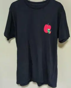 はらぺこあおむし刺繍　Tシャツ 黒　L　DesignStoregraniph