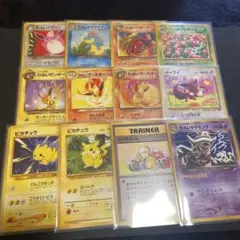 【旧裏ポケモンカード】ノーマル12枚わるいヤドキング＆ピカチュウ＆ブイズなど