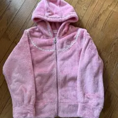 mezzo piano フリースジャケット 140 ピンク