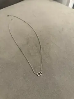 Christian Dior CDロゴ ネックレス シルバーカラー