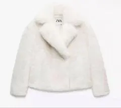 ZARA ザラ　フェイクファー コート ジャケット M レディース
