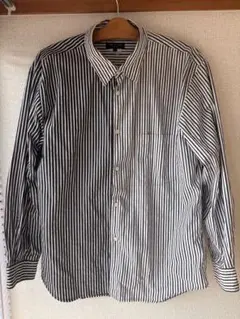 COMME des GARÇONS HOMME PLUS ストライプシャツ　L