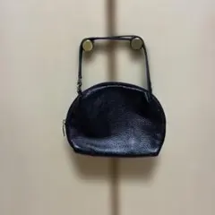 MARLON ハンドバッグ　リアルレザー　黒