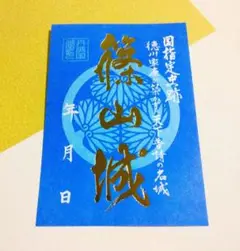 限定：プレミアム【兵庫　篠山城】徳川家康：松平康重：藤堂高虎：池田輝政：姫路城